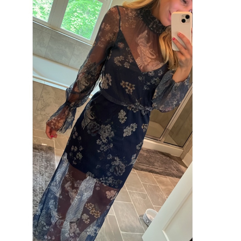ASOS navy dress